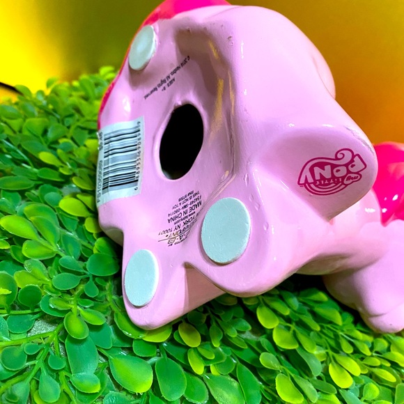 MY LITTLE PONY VTG 2014 PINKIE PIE PONY COLLECTIBLE CERAMIC COIN BANK 9.5” - Picture 10 of 15